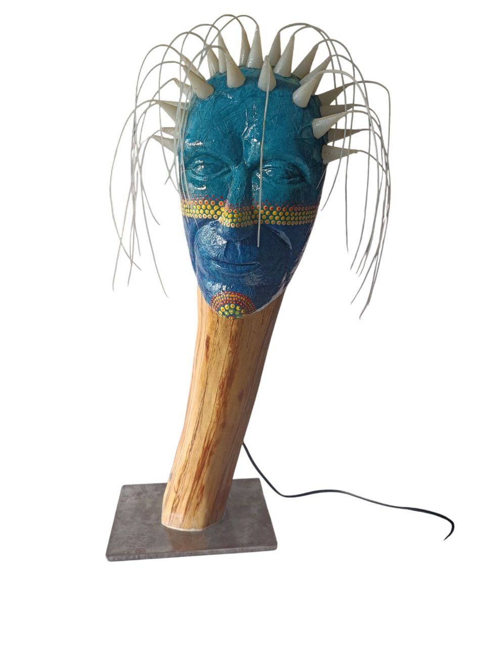 La lampe punk Aborigène